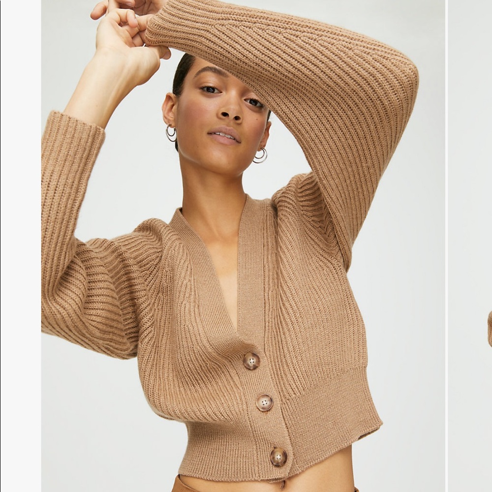 Aritzia Babaton Irving Cardigan in colour Birch XS